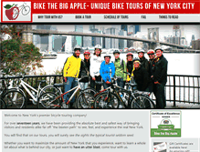 Tablet Screenshot of bikethebigapple.com